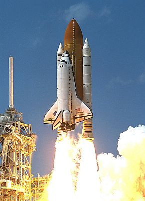 Launch of Endeavour - Image Courtesy of NASA