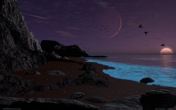 Wallpaper: Bioluminescent Sunrise